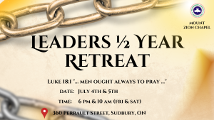 Leader's Prayer Retreat - July 2025